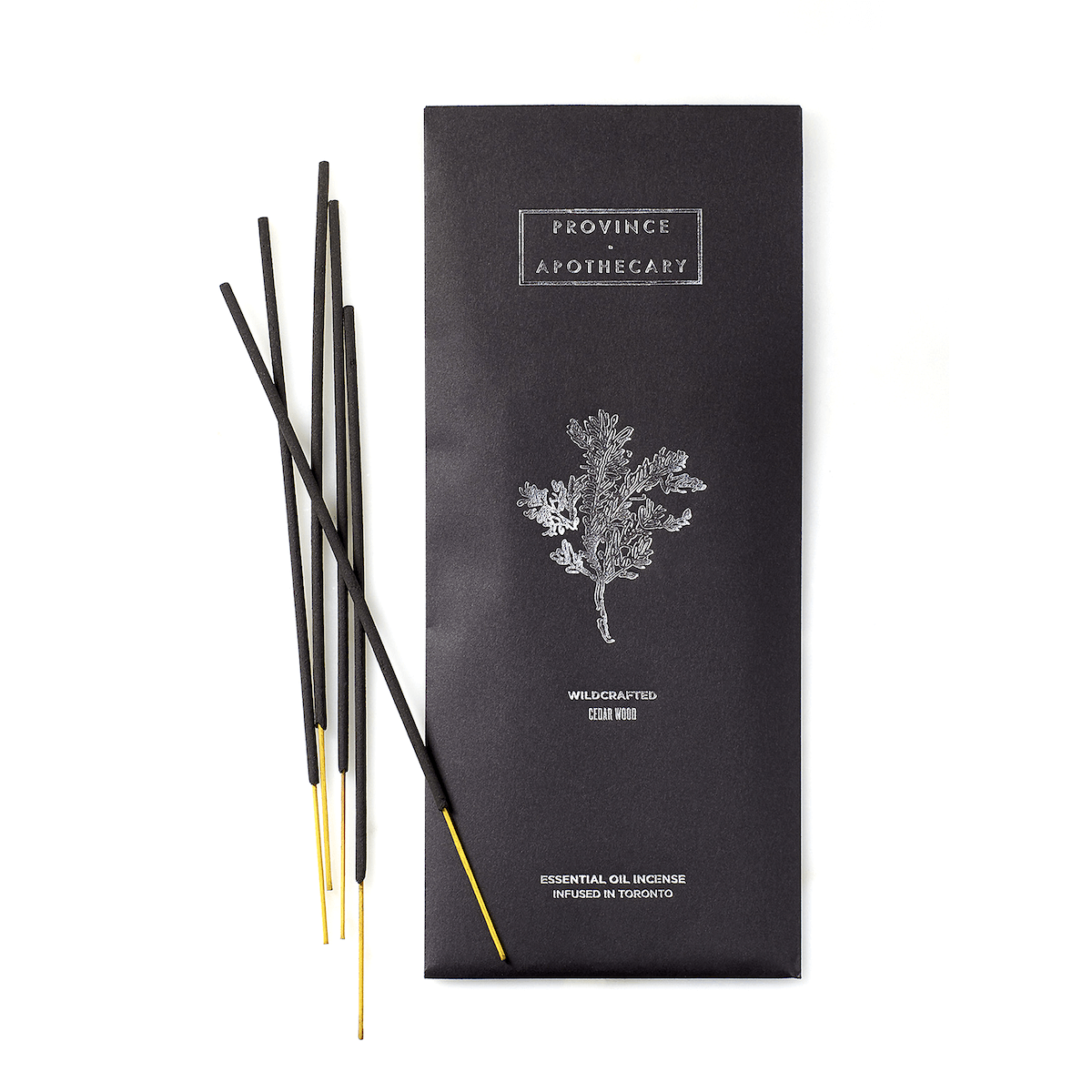 Cedar Wood Essential Oil Incense Sticks - Province Apothecary