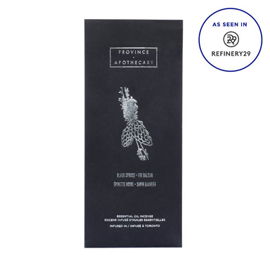 Black Spruce + Fir Essential Oil Incense Press - Province Apothecary