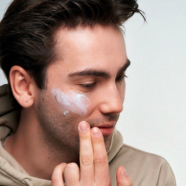 Healing Eczema Balm on cheek