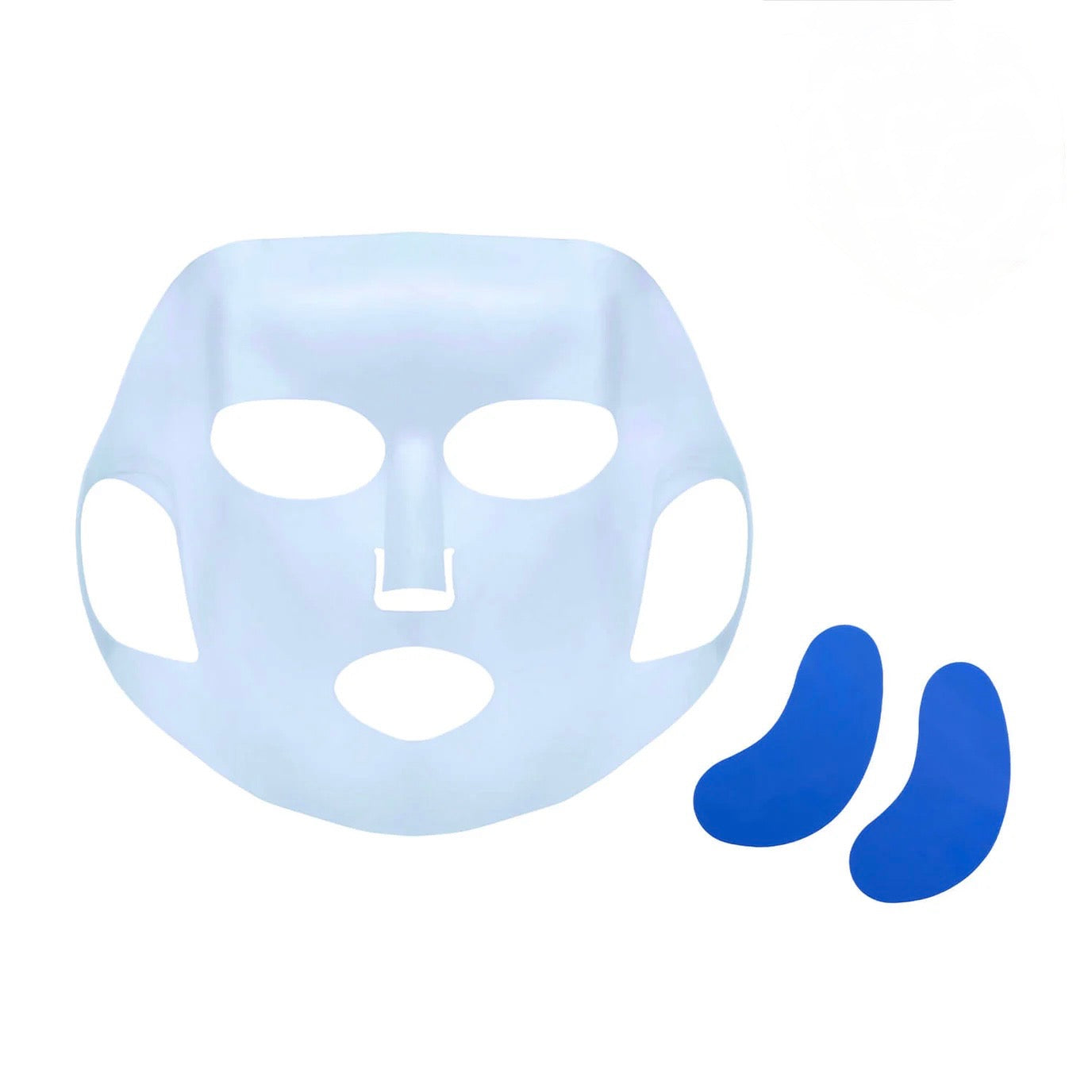 Reusable Silicone Sheet Mask Set for Face + Eyes